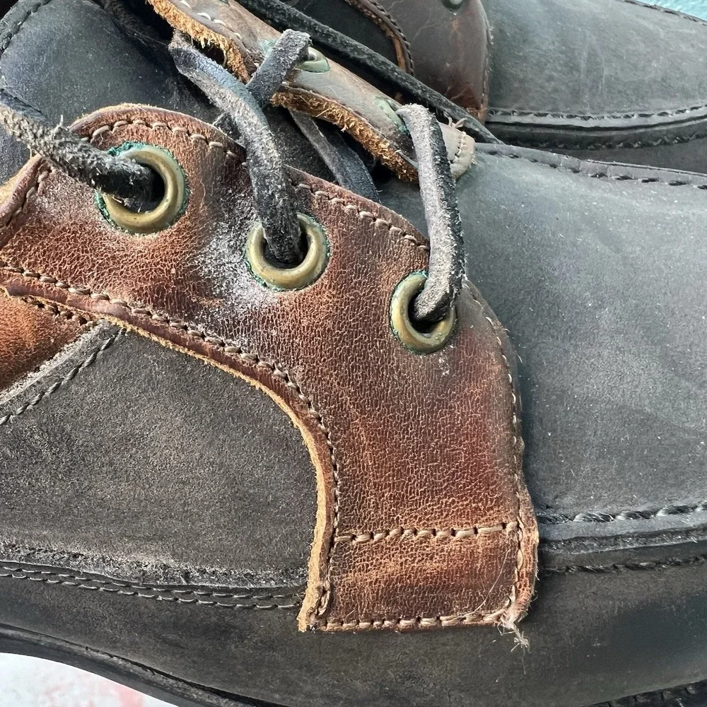 Allen Edmonds Leather Brown Vibram Soles Two Tone 10.5D 33259